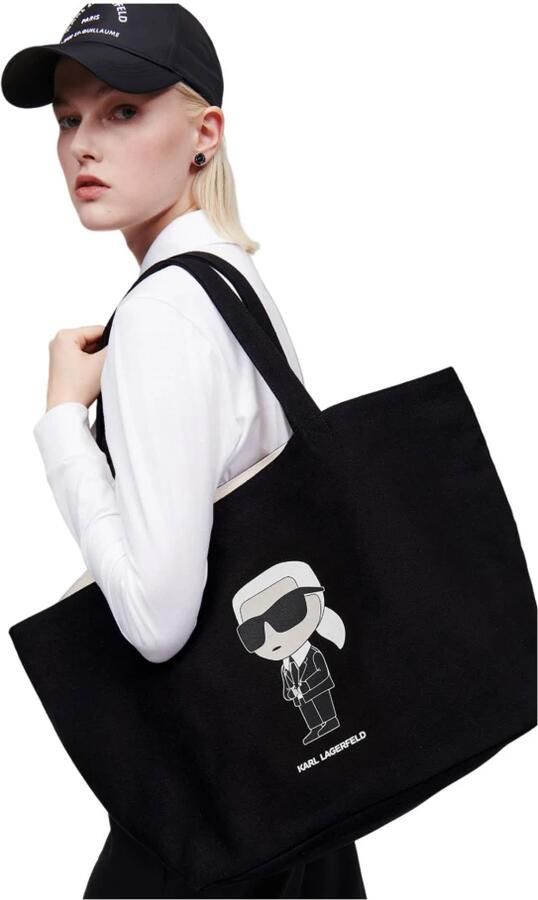 Karl Lagerfeld Boodschappentas K IKONIK 2.0 KARL CANV SHOPPER - Foto 2