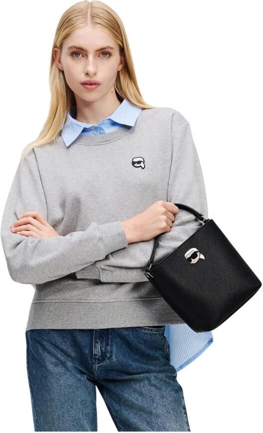 Karl Lagerfeld Tas IKON PEBBLE BUKET BAG - Foto 3