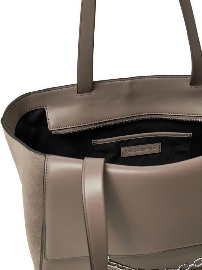 Karl Lagerfeld Shoppers & Totes K Seven Grainy Sp Tote Suede in taupe - Foto 2