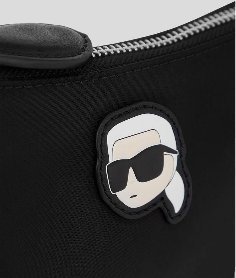 Karl Lagerfeld Pochettes Ikonik Nylon Small Zip in zwart - Foto 4