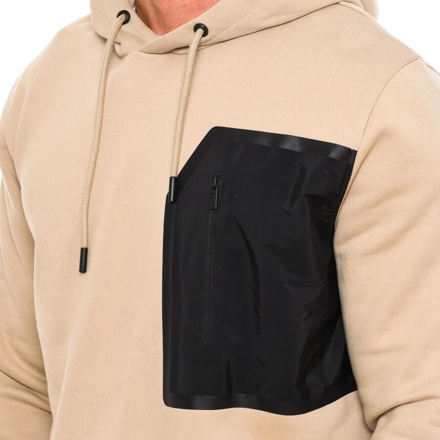 Karl Lagerfeld Hoodie met ritszak Brown Heren