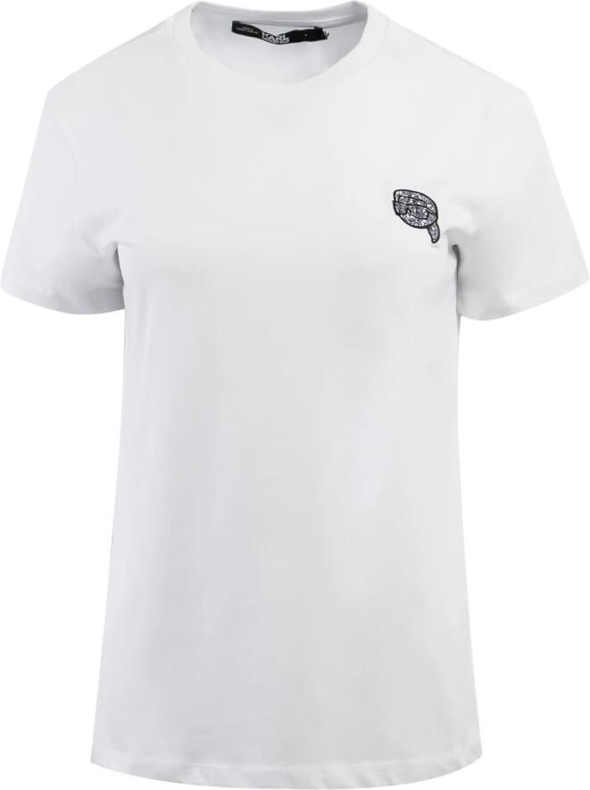 Karl Lagerfeld Iconic 2.0 Dames T-shirt White Dames