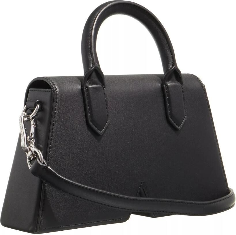 Karl Lagerfeld Iconische Zwarte Leren Crossbody Tas Black Dames - Foto 5