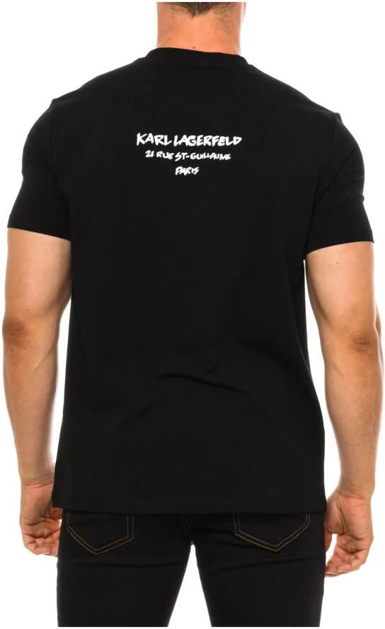Karl Lagerfeld Klassiek T-shirt met korte mouwen Black Heren - Foto 2