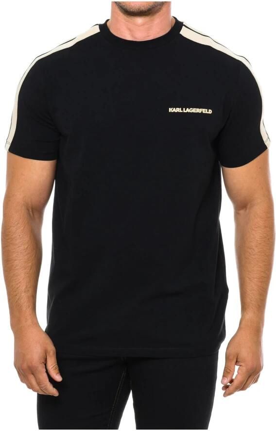 Karl Lagerfeld Zwart Katoenen T-Shirt Regular Fit Black Heren - Foto 2
