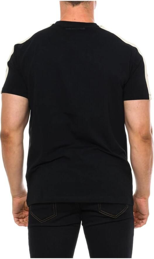 Karl Lagerfeld Zwart Katoenen T-Shirt Regular Fit Black Heren - Foto 3
