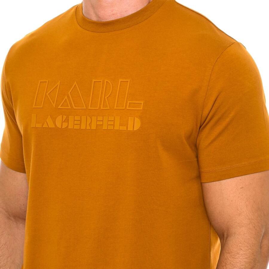 Karl Lagerfeld Klassiek T-shirt met korte mouwen Orange Heren