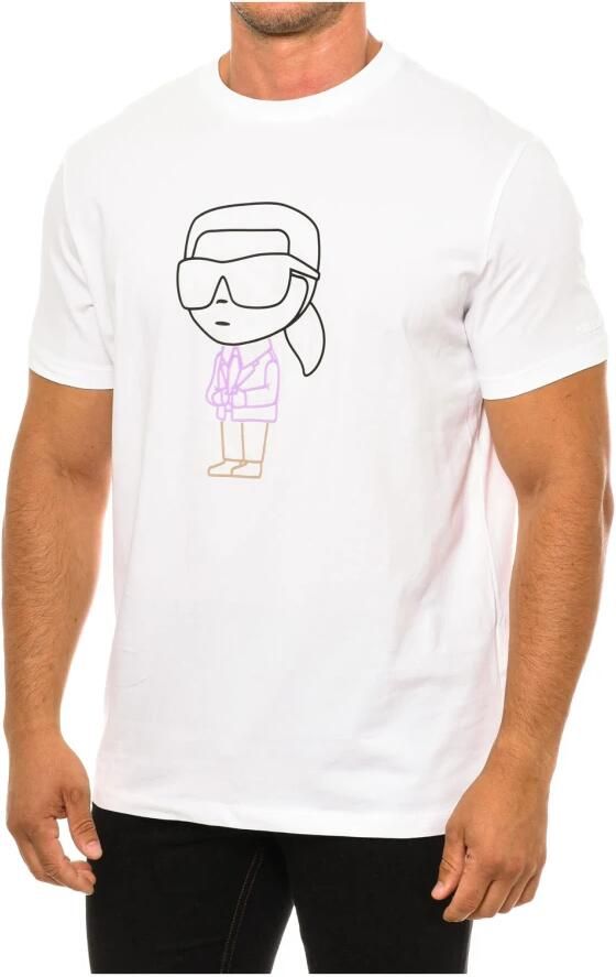 Karl Lagerfeld Klassiek T-shirt met korte mouwen White Heren - Foto 3