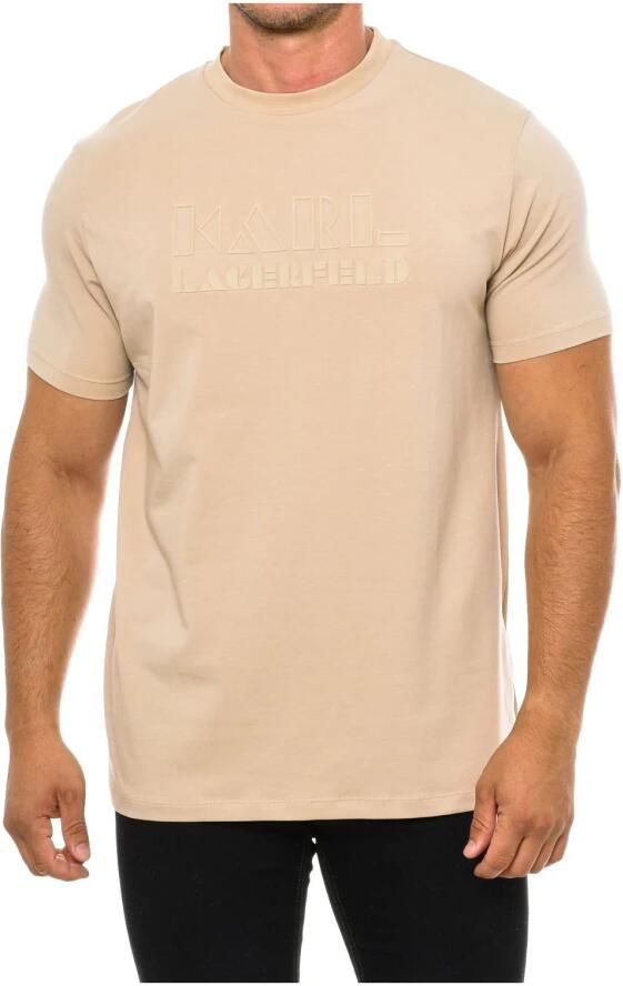 Karl Lagerfeld Klassieke stijl T-shirt met korte mouwen Beige Heren - Foto 3