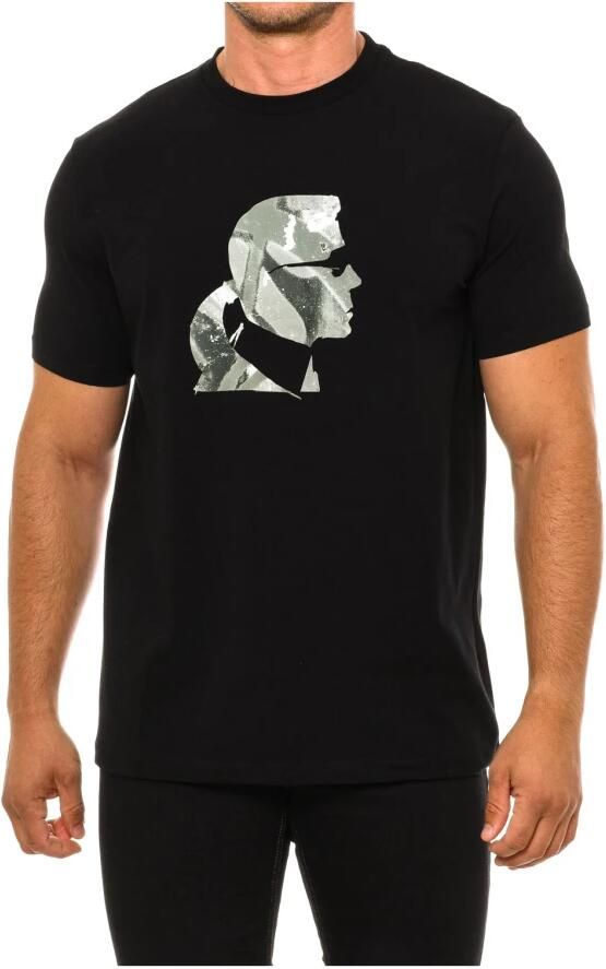Karl Lagerfeld Klassieke stijl T-shirt met korte mouwen Black Heren - Foto 3
