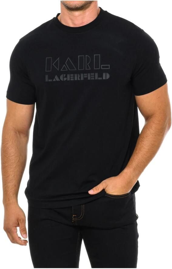 Karl Lagerfeld Klassieke stijl T-shirt met korte mouwen Black Heren - Foto 3