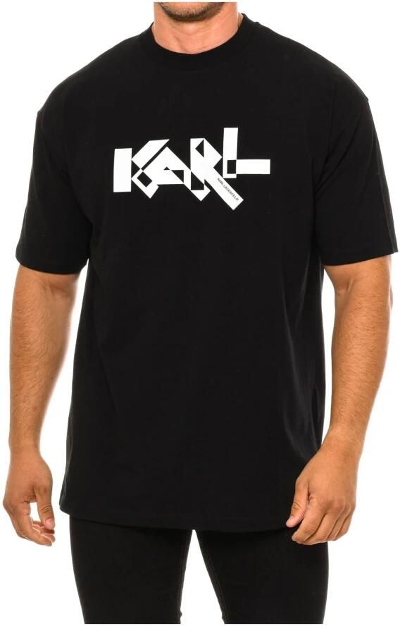 Karl Lagerfeld Klassieke stijl T-shirt met korte mouwen Black Heren - Foto 3