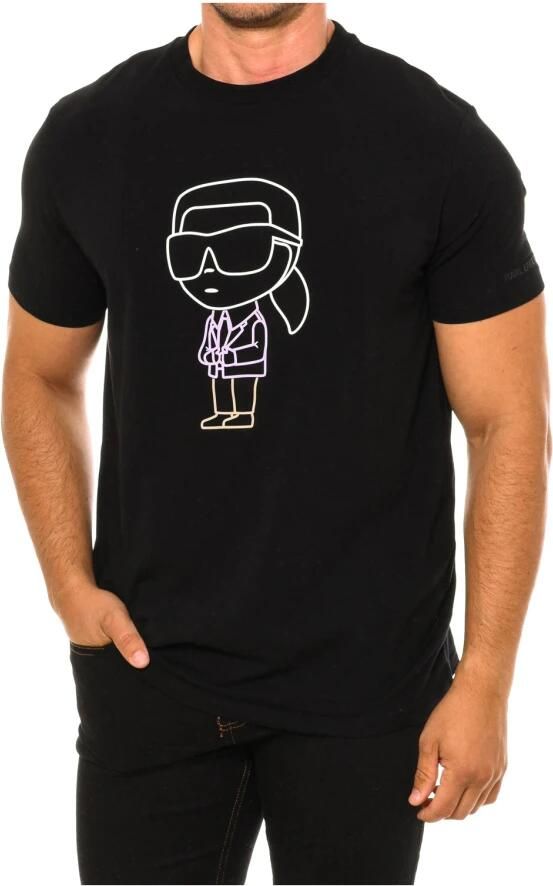 Karl Lagerfeld Klassieke stijl T-shirt met korte mouwen Black Heren - Foto 3