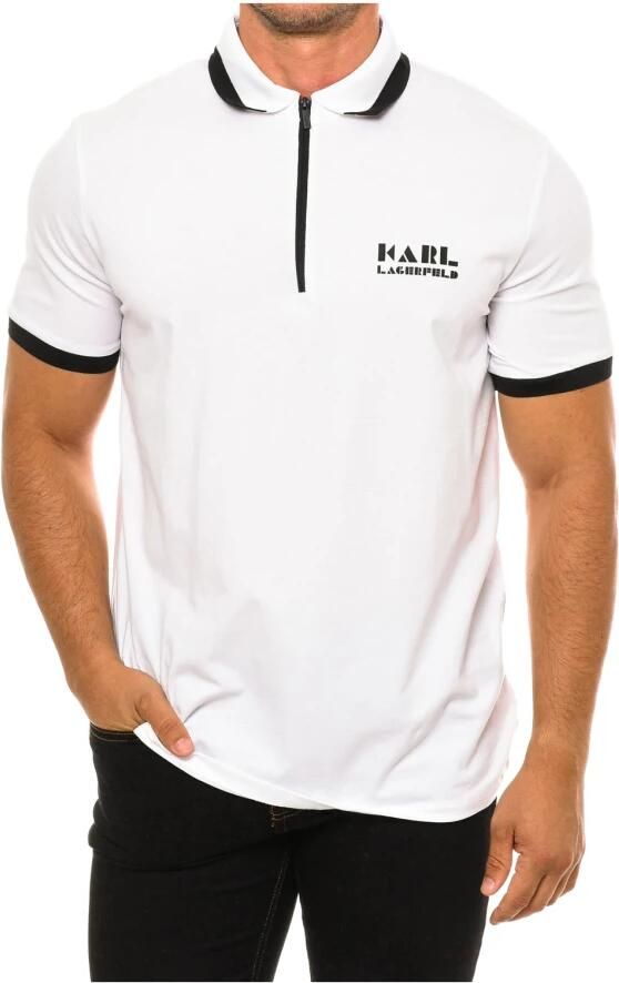 Karl Lagerfeld Polo Shirt Korte Mouw 745081533221-010 - Foto 3
