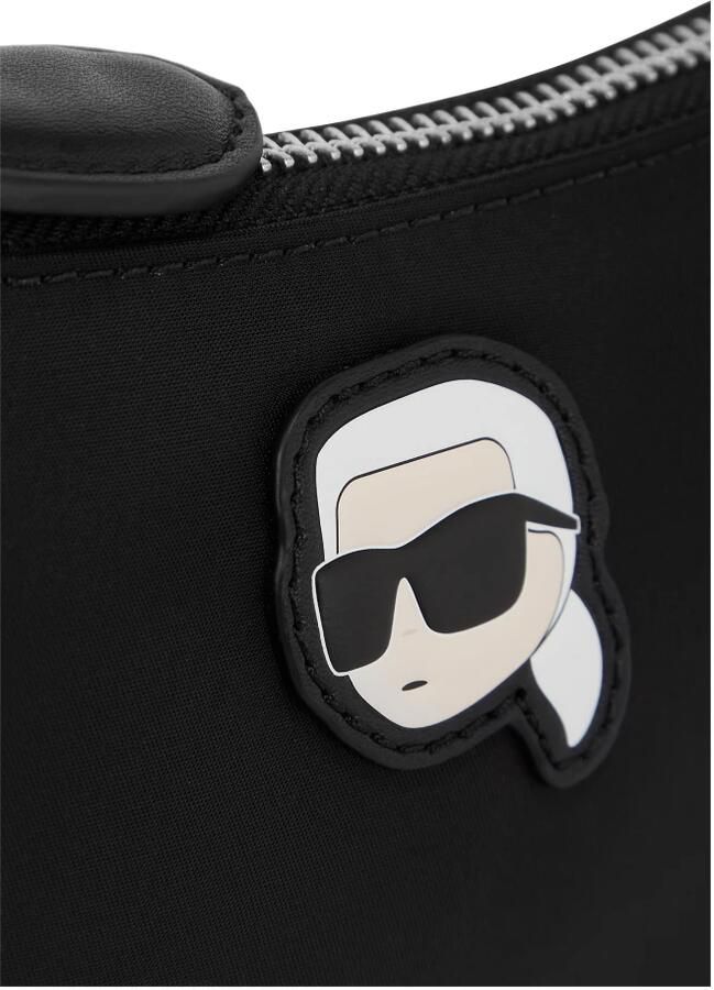 Karl Lagerfeld Pochettes Ikonik Nylon Small Zip in zwart - Foto 6