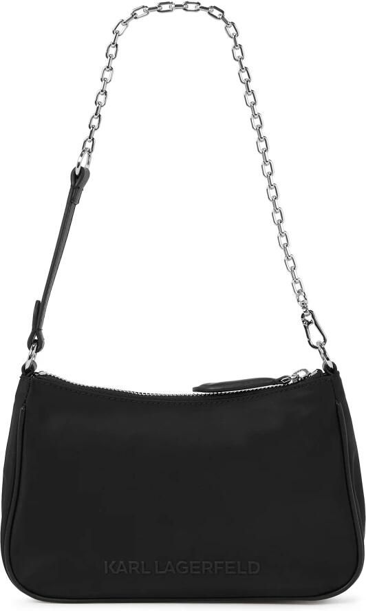 Karl Lagerfeld Pochettes Ikonik Nylon Small Zip in zwart - Foto 8