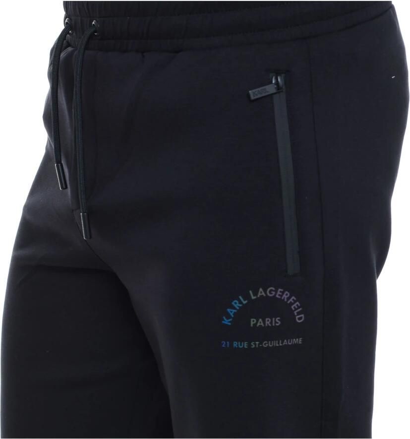Karl Lagerfeld Sportieve Shorts met Elastische Tailleband Black Heren