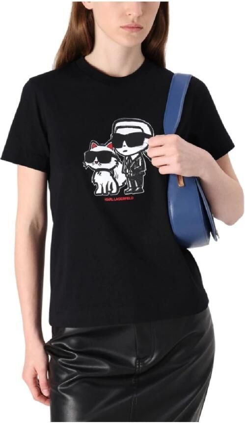 Karl Lagerfeld T-shirt Korte Mouw IKON SKETCH DUO T-SHIRT - Foto 3