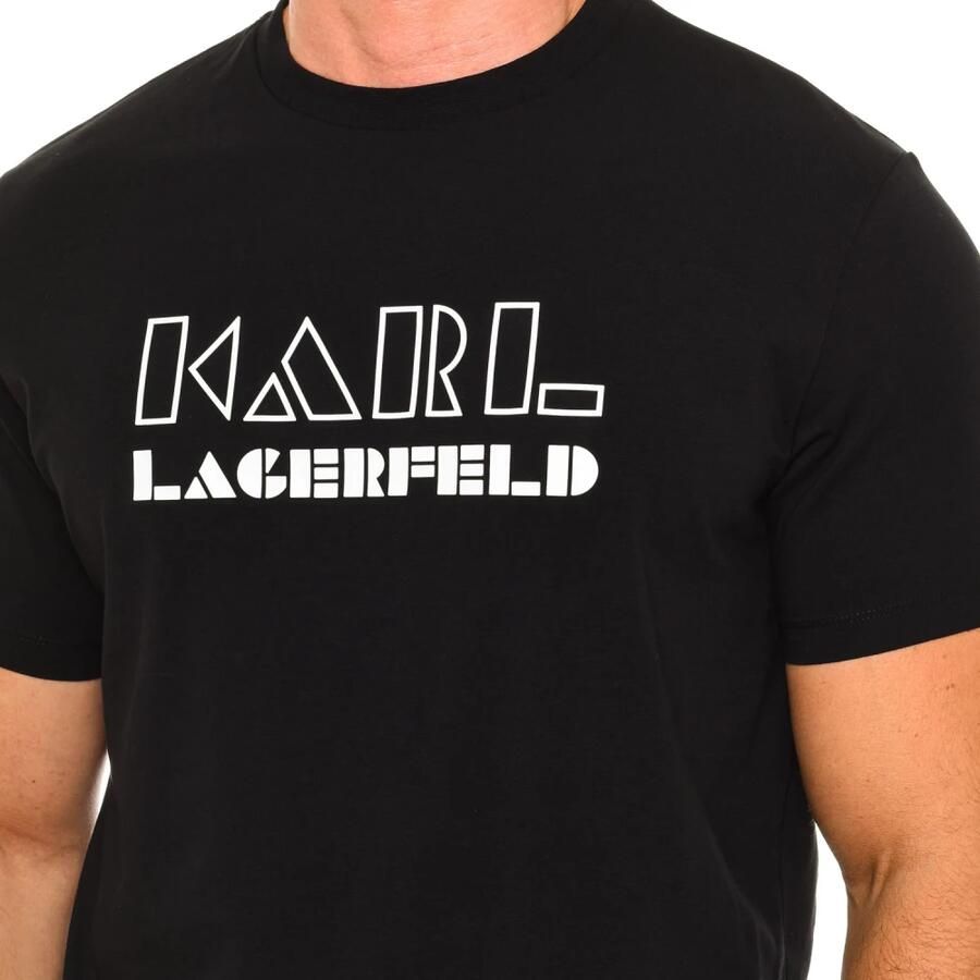 Karl Lagerfeld T-shirt Korte Mouwen Klassieke Stijl Black Heren