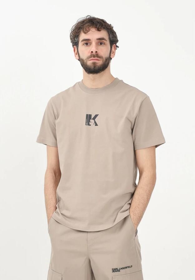 Karl Lagerfeld T-shirts en Polos Brown Heren