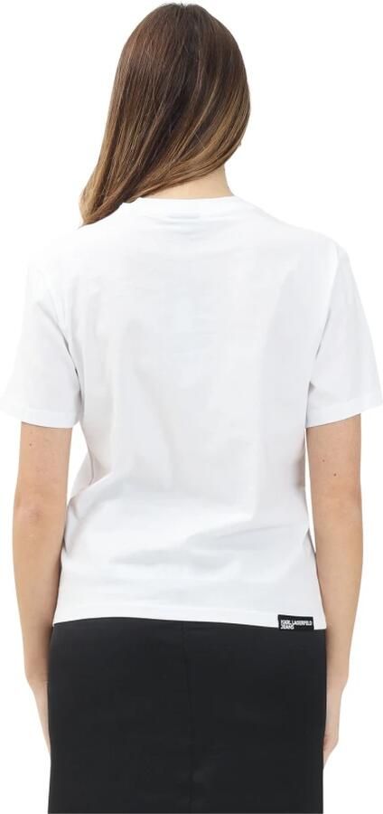 Karl Lagerfeld T-shirts en Polos Wit White Dames - Foto 3