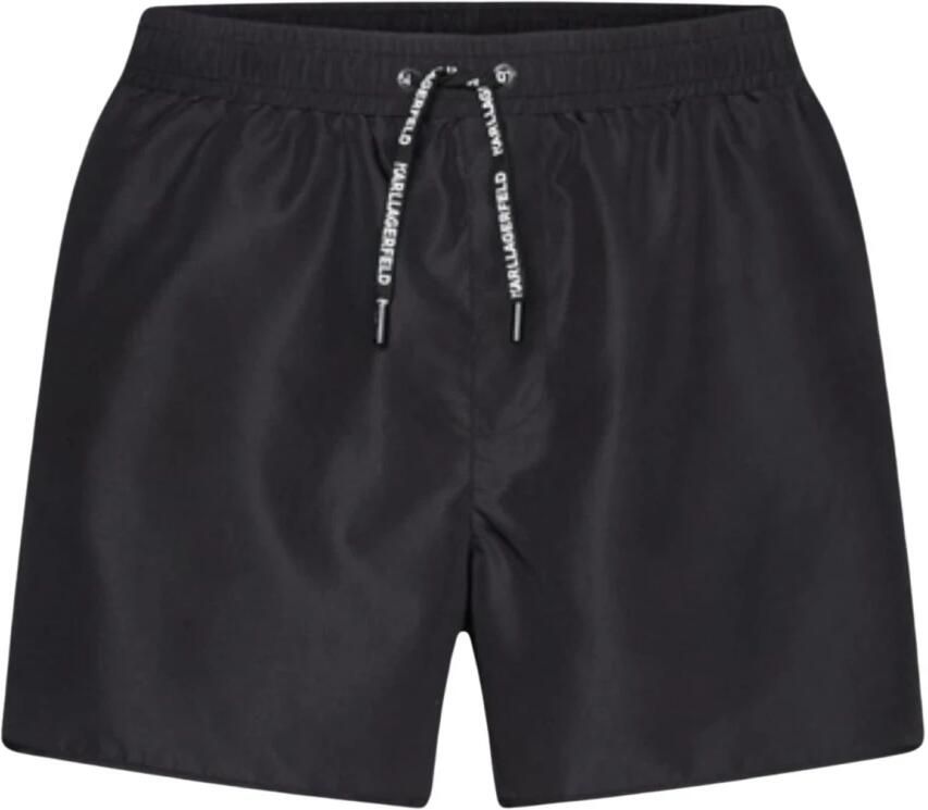 Karl Lagerfeld Tape Short Boardshorts Zwemkleding Heren Black Heren