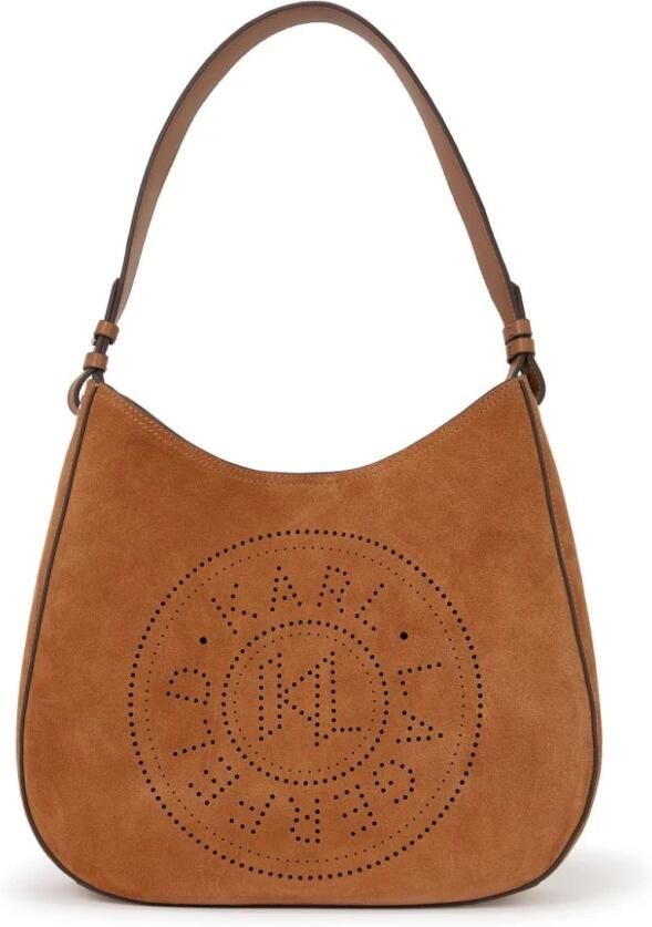 Karl Lagerfeld Handtas K CIRCLE HOBO BAG PERFORATED - Foto 4