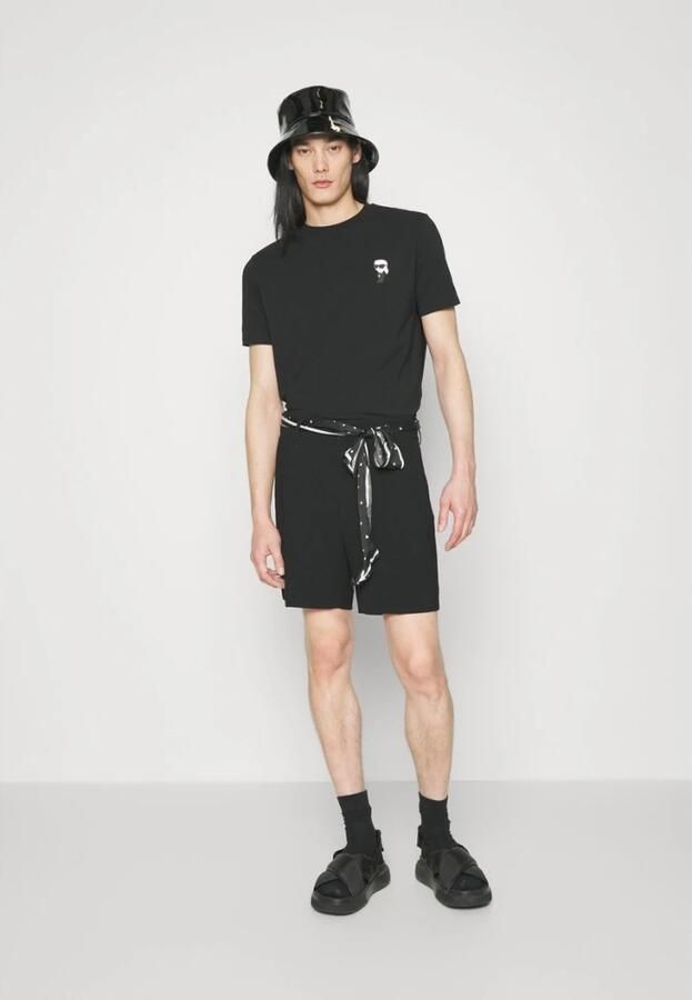 Karl Lagerfeld Zwart Katoenen T-Shirt Black Heren - Foto 4