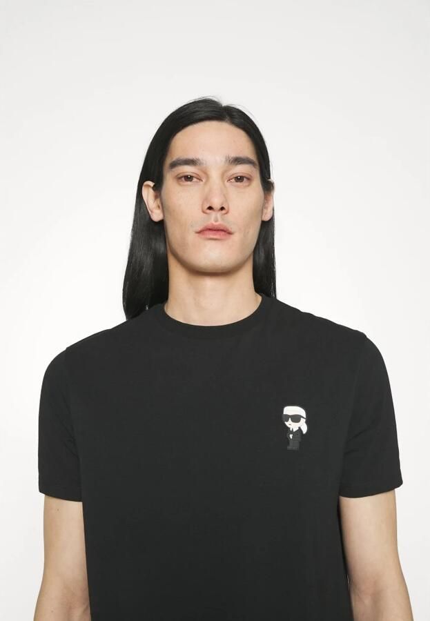 Karl Lagerfeld Zwart Katoenen T-Shirt Black Heren - Foto 7
