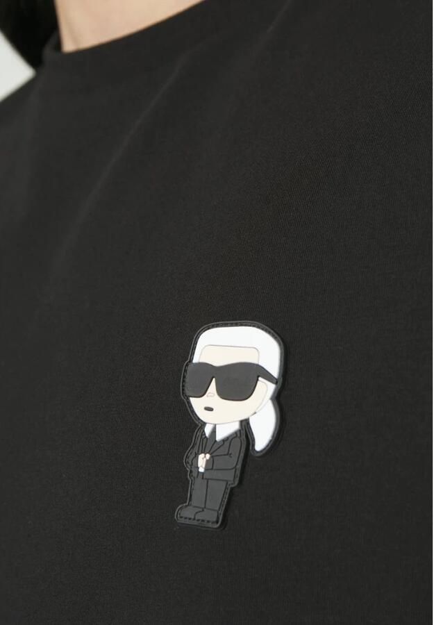 Karl Lagerfeld Zwart Katoenen T-Shirt Black Heren - Foto 2
