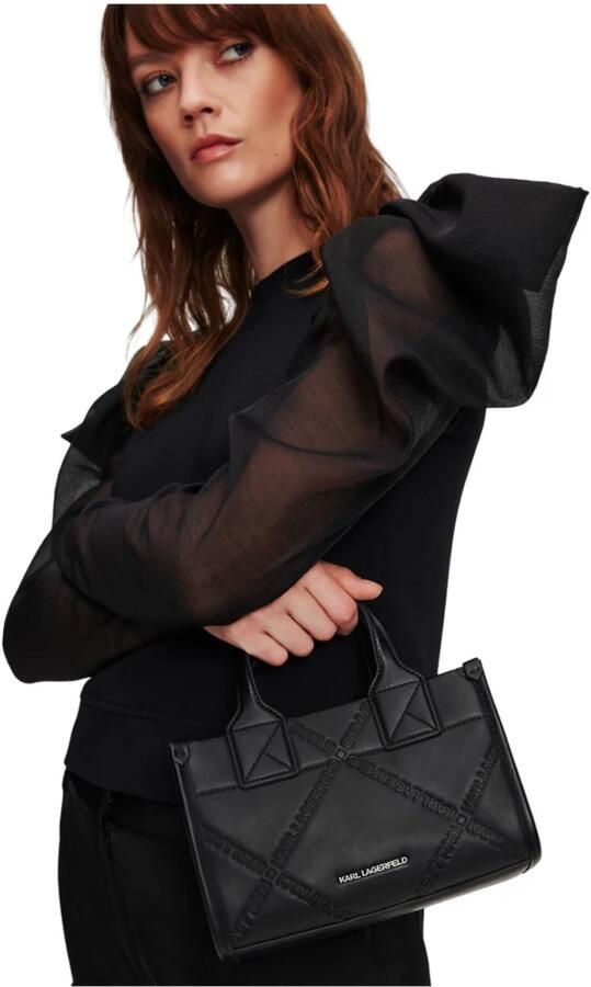 Karl Lagerfeld Handtas K SKUARE SM TOTE EMBOSSED - Foto 3