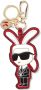 Karl Lagerfeld Chinese nieuwjaars Konijnen Key Chain Rood Unisex - Thumbnail 1
