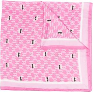 Karl Lagerfeld K Ikonik monogram scarf Roze Dames