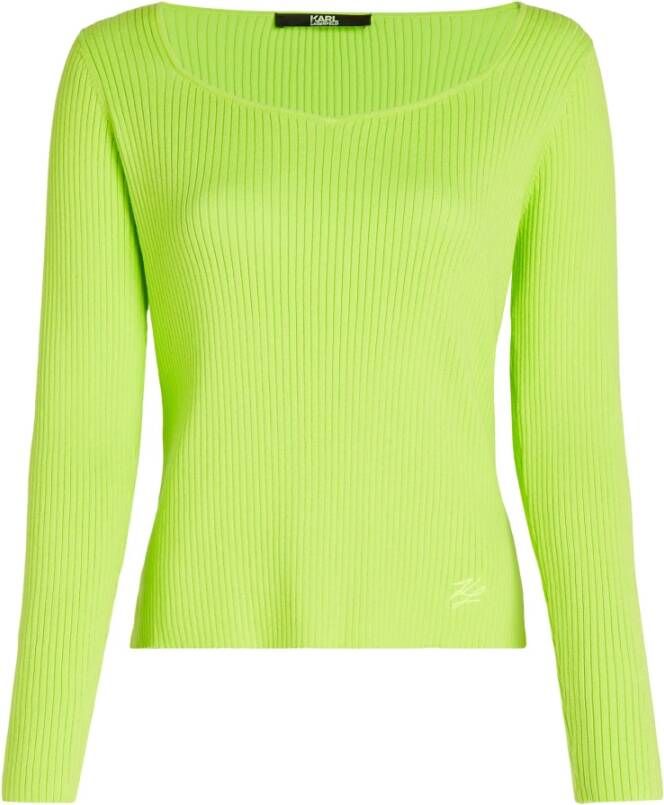 Karl Lagerfeld Knitwear Groen Dames