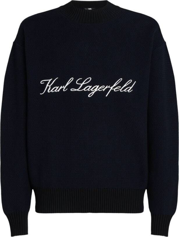 Karl Lagerfeld Knitwear Zwart Heren