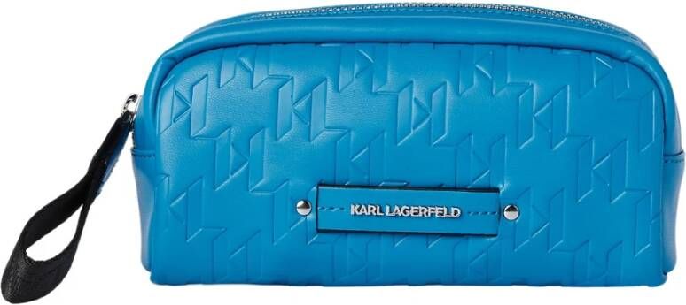 Karl Lagerfeld Kushion omhelste make -uptas Blauw Dames