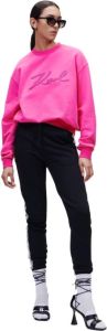 Karl Lagerfeld Logo Blouson Sweatshirt Roze Dames