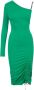 Karl Lagerfeld One-shoulder jurk Green Dames - Thumbnail 1