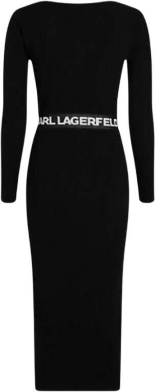 Karl Lagerfeld Maxi Dresses Zwart Dames