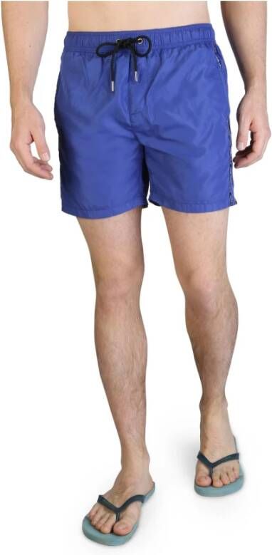 Karl Lagerfeld Beachwear Kl21Mbm03 Blauw Heren