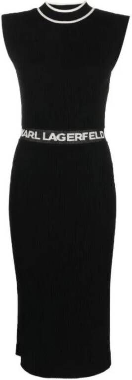 Karl Lagerfeld Midi Dresses Zwart Dames