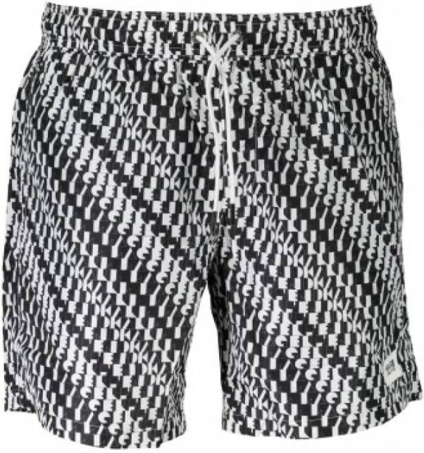 Karl Lagerfeld Strandkleding Zwembroek Wit Heren Stijl Black Heren