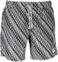 Karl Lagerfeld Strandkleding Zwembroek Wit Heren Stijl Black Heren - Thumbnail 1