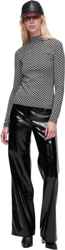 Karl Lagerfeld Monogram top met lange mouwen Zwart Dames