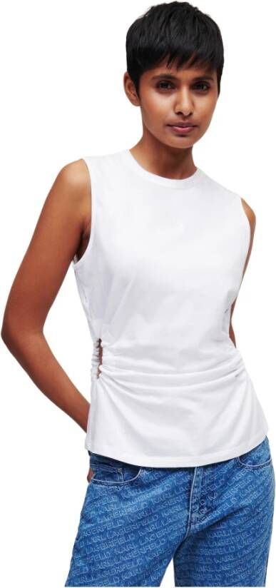 Karl Lagerfeld Sleeveless Tops Wit Dames