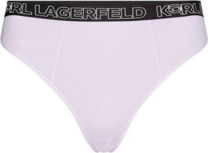 Karl Lagerfeld Ondergoed bottm Ikonik 2.0 High Rise Brief Paars Dames