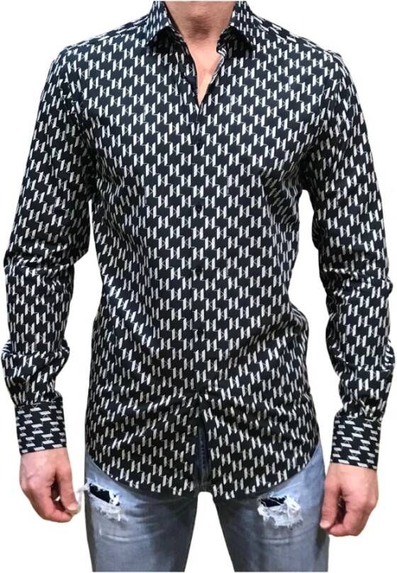 Karl Lagerfeld Overhemd Zwart Heren