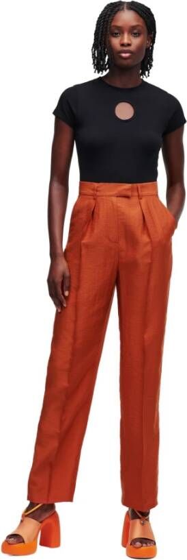 Karl Lagerfeld Pants Tailored Day Oranje Dames