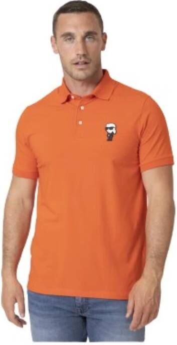 Karl Lagerfeld Polo Shirts Oranje Heren