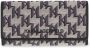 Karl Lagerfeld Metallic Synthetische Portemonnee met Meerdere Compartimenten Gray Dames - Thumbnail 1